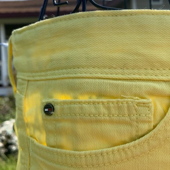 Tommy Hilfiger Yellow ankle cropped jeans - Picture 2 of 11